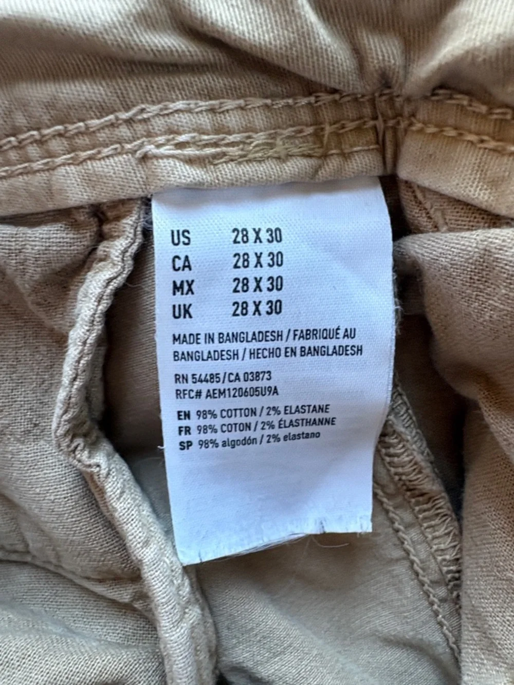 Men’s Pant Bundle 28x30 American Eagle Slim Extreme Flex + Old Navy Straight